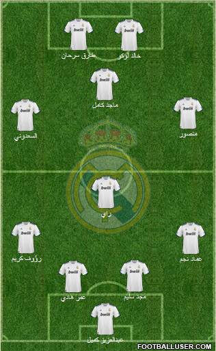 Real Madrid C.F. Formation 2011