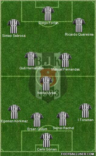 Besiktas JK Formation 2011