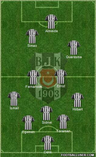 Besiktas JK Formation 2011