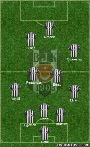 Besiktas JK Formation 2011