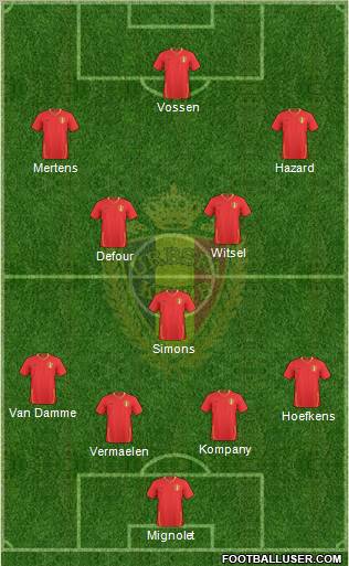 Belgium Formation 2011