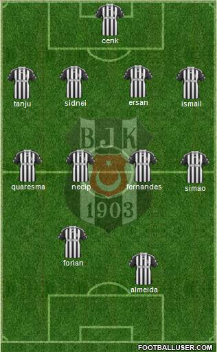 Besiktas JK Formation 2011