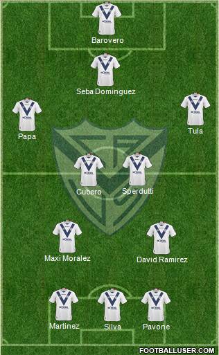 Vélez Sarsfield Formation 2011