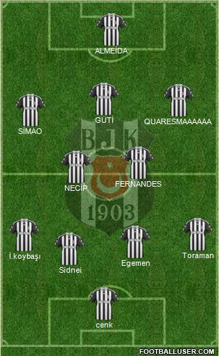 Besiktas JK Formation 2011