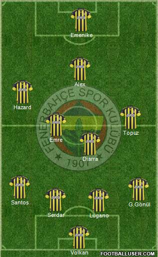 Fenerbahçe SK Formation 2011