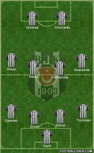 Besiktas JK Formation 2011