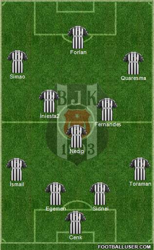 Besiktas JK Formation 2011