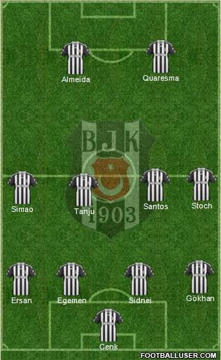 Besiktas JK Formation 2011