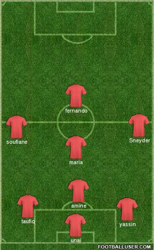 AA Flamengo Formation 2011