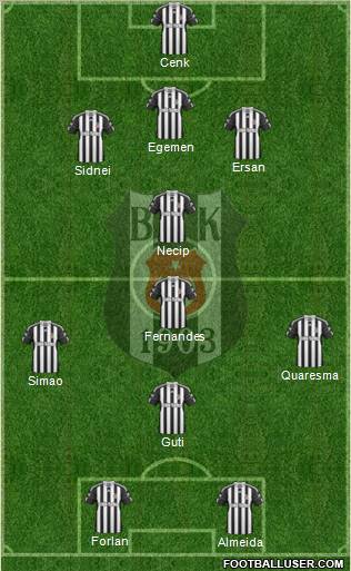 Besiktas JK Formation 2011