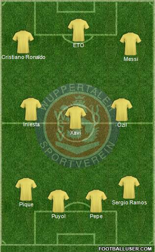 Wuppertaler SV Borussia Formation 2011