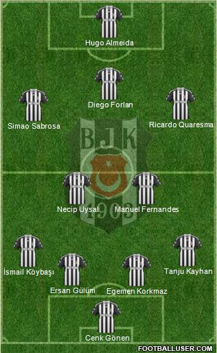Besiktas JK Formation 2011