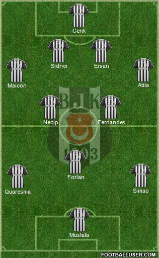 Besiktas JK Formation 2011