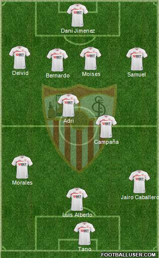 Sevilla F.C., S.A.D. Formation 2011