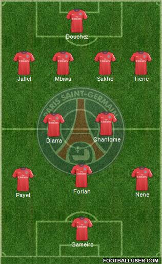Paris Saint-Germain Formation 2011