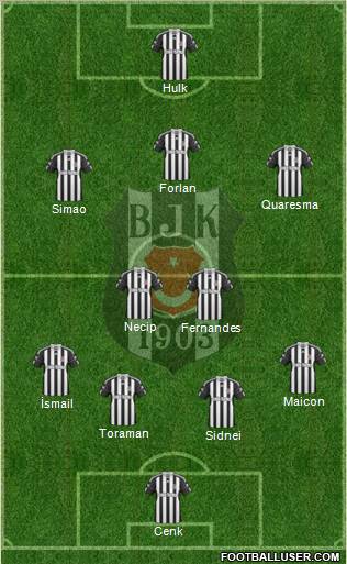 Besiktas JK Formation 2011