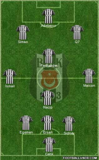 Besiktas JK Formation 2011