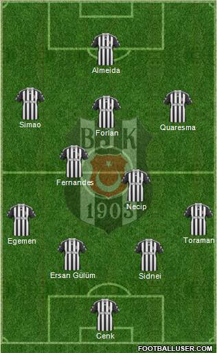 Besiktas JK Formation 2011