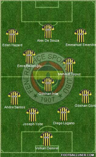 Fenerbahçe SK Formation 2011