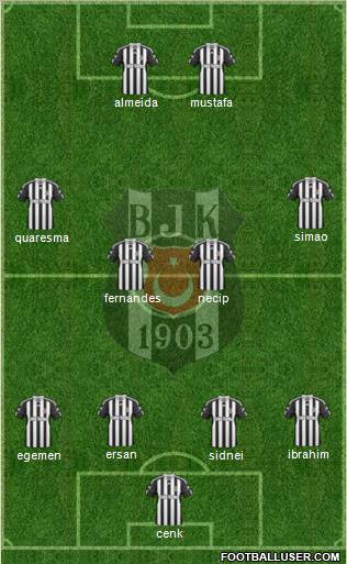 Besiktas JK Formation 2011