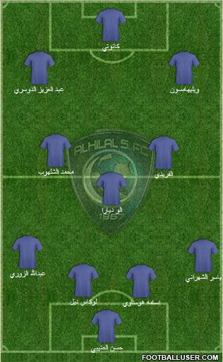 Al-Hilal (KSA) Formation 2011