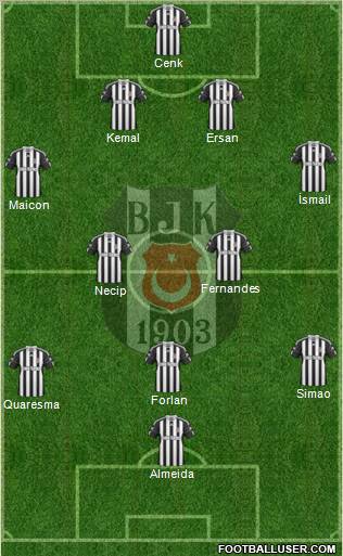 Besiktas JK Formation 2011