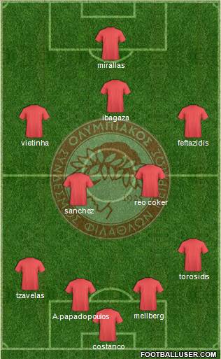 Olympiakos SF Piraeus Formation 2011