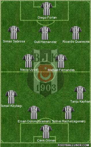 Besiktas JK Formation 2011