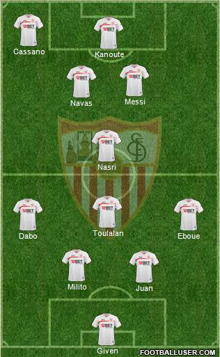 Sevilla F.C., S.A.D. Formation 2011