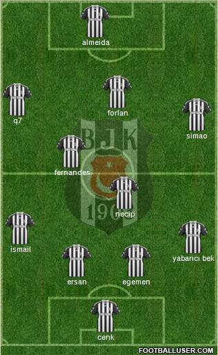 Besiktas JK Formation 2011