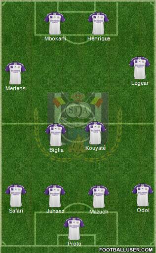 RSC Anderlecht Formation 2011