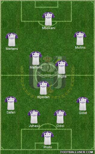 RSC Anderlecht Formation 2011