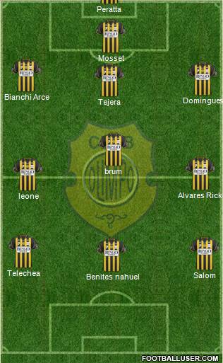 Olimpo de Bahía Blanca football formation