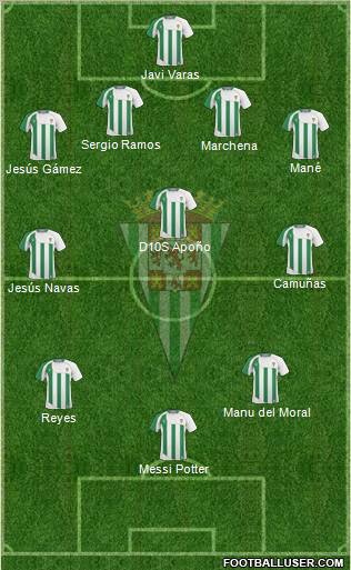 Córdoba C.F., S.A.D. Formation 2011
