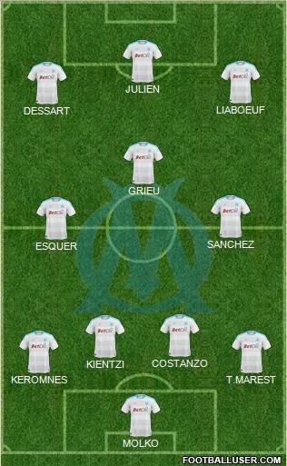 Olympique de Marseille Formation 2011