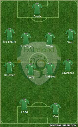 Ireland Formation 2011