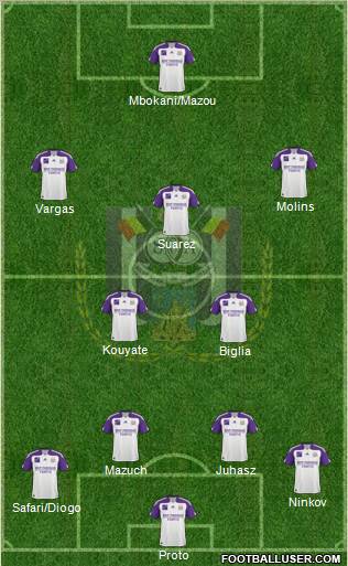 RSC Anderlecht Formation 2011