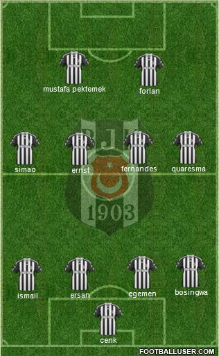 Besiktas JK Formation 2011