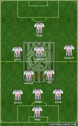 Vaasan Palloseura Formation 2011