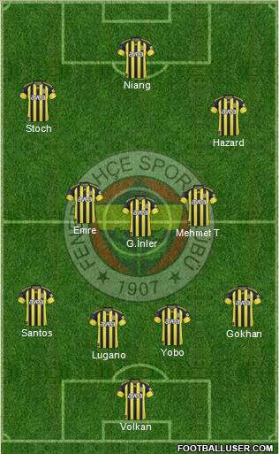 Fenerbahçe SK Formation 2011