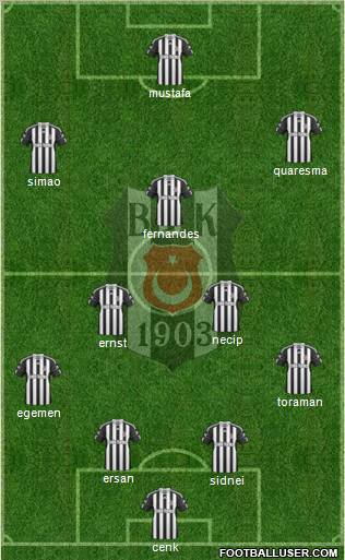 Besiktas JK Formation 2011