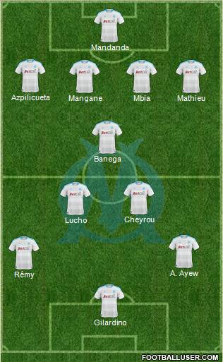 Olympique de Marseille Formation 2011
