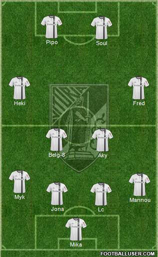 Vitória Sport Club Formation 2011