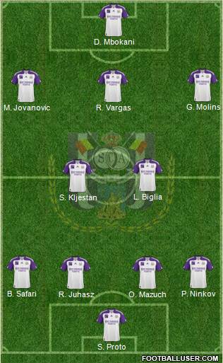 RSC Anderlecht Formation 2011
