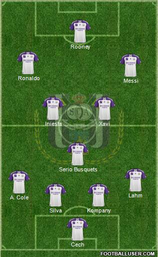 RSC Anderlecht Formation 2011