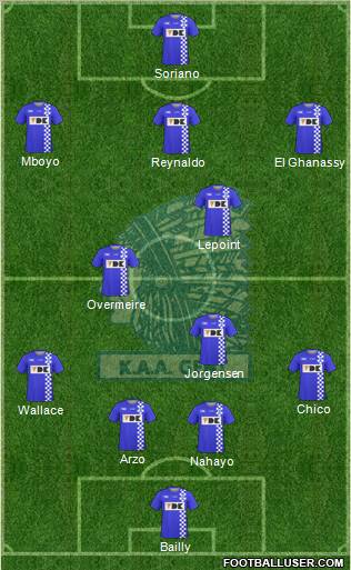 KAA Gent Formation 2011