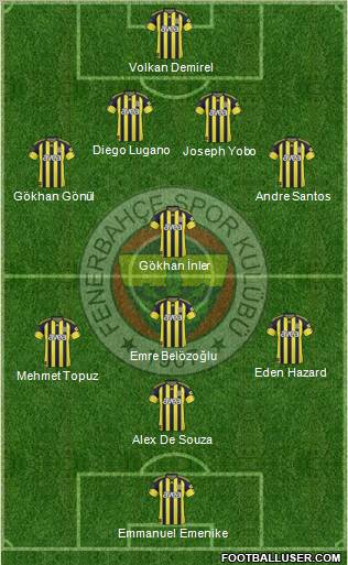 Fenerbahçe SK Formation 2011