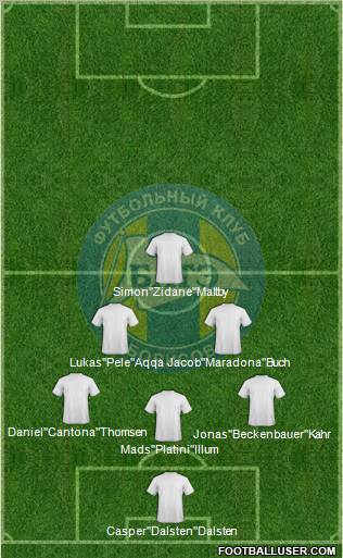BATE Borisov Formation 2011
