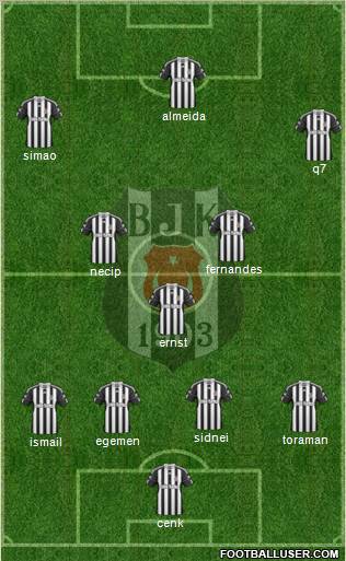 Besiktas JK Formation 2011