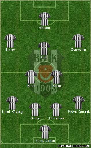 Besiktas JK Formation 2011